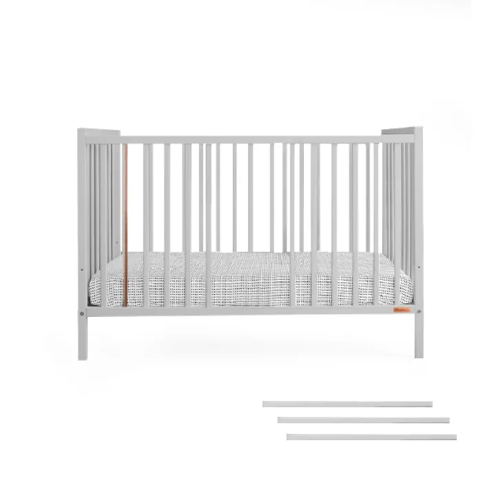 Stardust Cot Craft grey 120x60 Woodies Safe Dreams Manufacturer of certified baby beds and nursery furniture