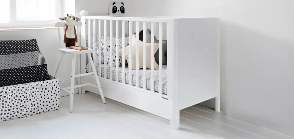 Smooth Cot Bed 140x70 Woodies Safe Dreams Manufacturer of certified baby beds and nursery furniture