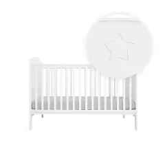 Starlight Cot Bed 140x70 Woodies Safe Dreams Manufacturer of certified baby beds and nursery furniture